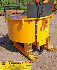 NEW HYDRAULIC DRIVEN PAN MIXER , concrete pan mixer , Tractor / forklift mounted