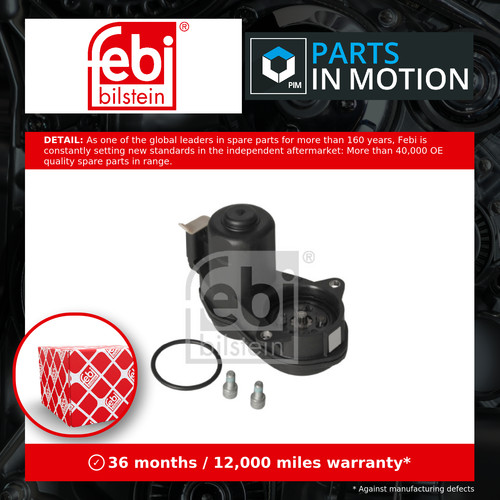 Brake caliper servo motor fits