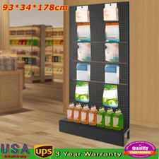 Black Metal Peg Board Display