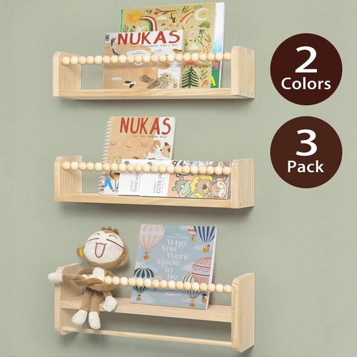 3pcs nursery shelves - nursery, 40cm