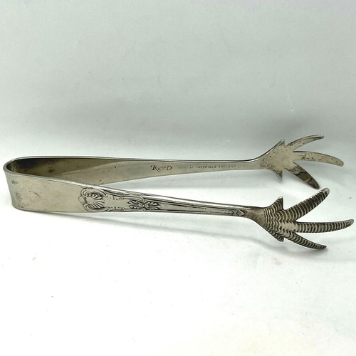 Antique silver plated claw - plated,