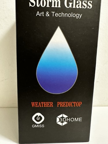 Storm glass weather predictor - glass,