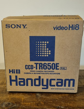 Sony Handycam CCD-TR650E Hi8 Camcorder - 8mm Video Camera Recorder
