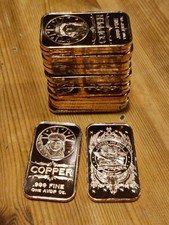 Lot Of 20 1 oz Copper Bar -