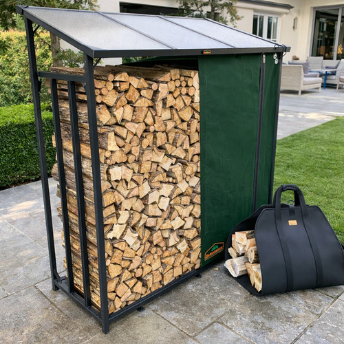 Firewood log store rack - firewood,
