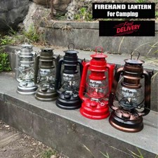 FIREHAND FEUERHAND HURRICANE GALVANIZED #276 STORM SILVER LANTERN FOR CAMPING