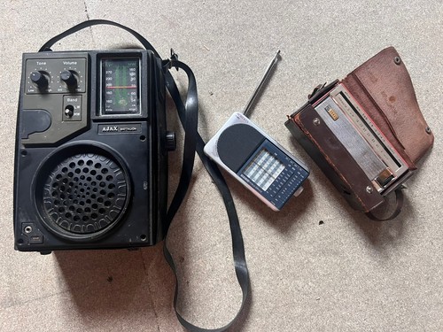 Joblot vintage radios ajax - 3x,