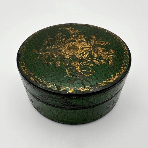 Antique georgian green lacquer - georgian,