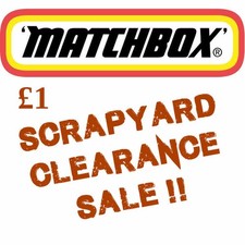 1-14 MATCHBOX BAJA BUG BEACH BUGGY 30 VW VOLKSWAGEN SCRAPYARD LOOSE AXLES