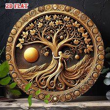 Tree Of Life Metal Plaque