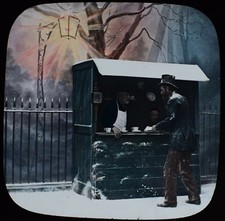 ANTIQUE Magic Lantern Slide A