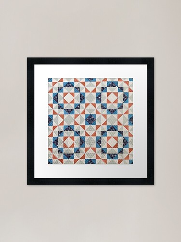 Maize quilt pattern framed - pattern,