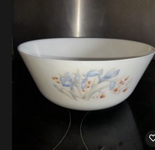Large Pyrex Blue Iris Mixing