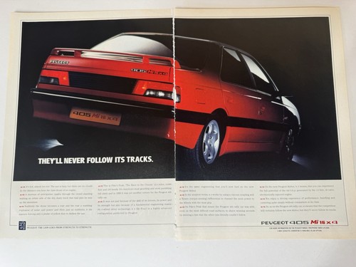 Original vintage peugeot 405 - original,