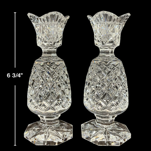 Pair waterford crystal - of,