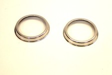 MORRIS MINOR TRAVELLER VAN & PICKUP STOP TAIL/INDICATOR LAMP  CHROME BEZELS X 2