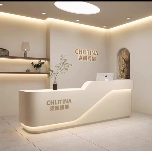 Reception desk ivory colour - reception,