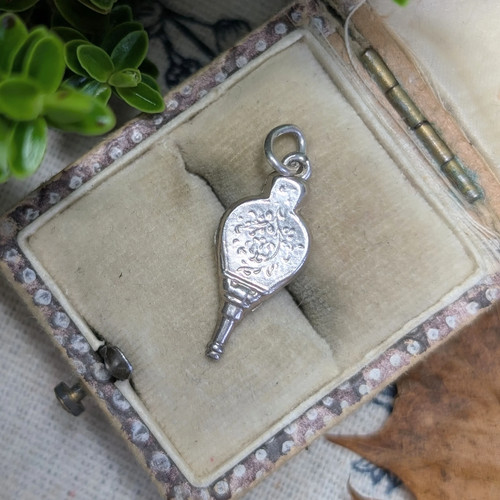 Vintage silver fire - vintage, bellows