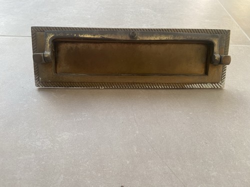 Brass georgian door - door, knocker