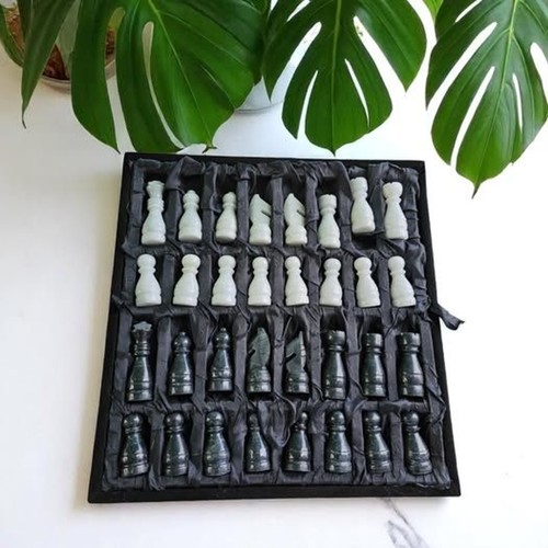 Handmade marble chess pieces - marble,
