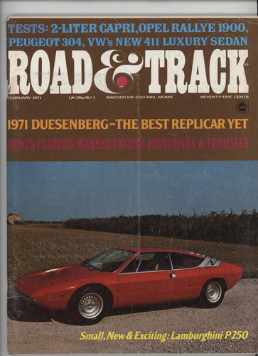 Road track feb 1971 - track,