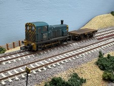 Graham Farish 371-064 N Gauge Diesel Locomotive 03170 BR Blue Factory Weathered