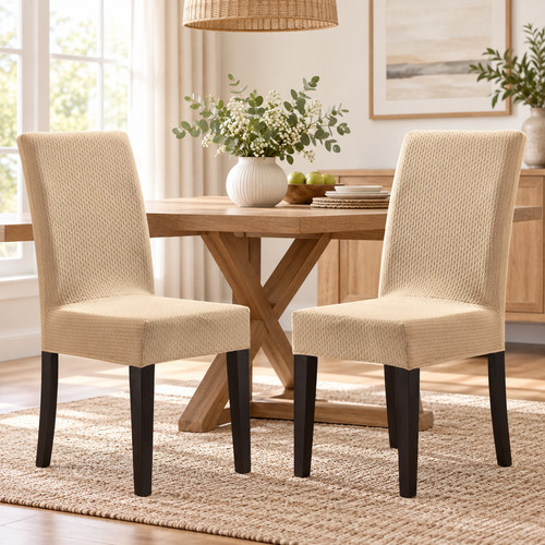 2pc stretch dining chair - 2pc,