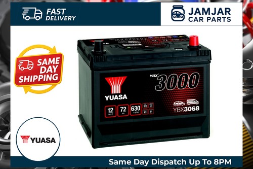 Yuasa car battery ybx3068 - yuasa, 12v