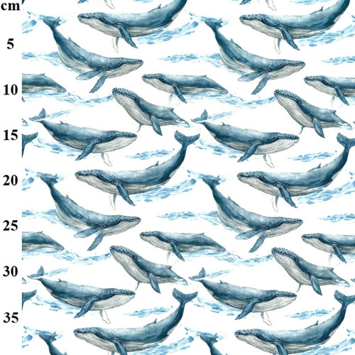 Nautical whales 100 - whales, 100%