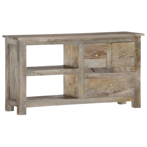 Solid mango wood cabinet - wood, tv