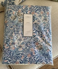 Morris & Co. Strawberry Thief Curtains, INDIGO/PEARWOOD, W117 x  228cm