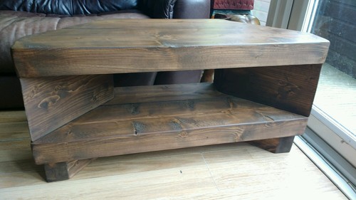 Corner rustic pine unit - corner,