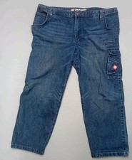Engelbert Strauss Jeans Mens 48 x 31 blue regular cargo 90s wide leg