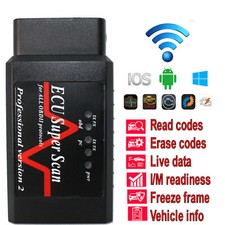 WIFI ELM 327 OBD2 Auto Car Scanner Adapter OBDII Dignostic Tool for Android iOS