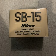 Nikon Speedlight SB-15 Shoe Mount Flash