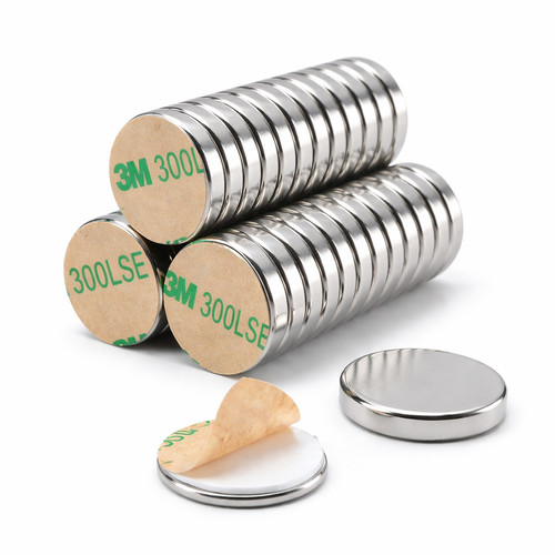 Self adhesive neodymium disc - self-adhesive,