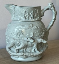 Scarce Antique Masons Ironstone To Ho ToHo Relief Moulded Jug c1845