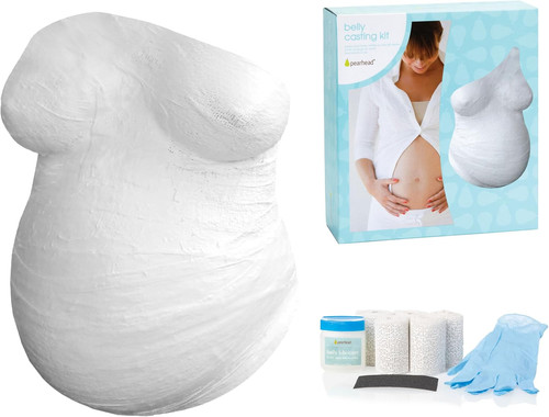 Pearhead white pregnancy belly - white,