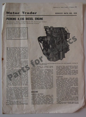 Perkins 236 diesel engine - perkins,