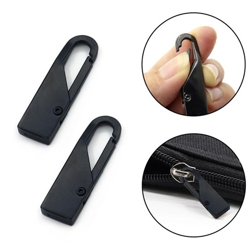 Zipper puller repair metal - 2x,