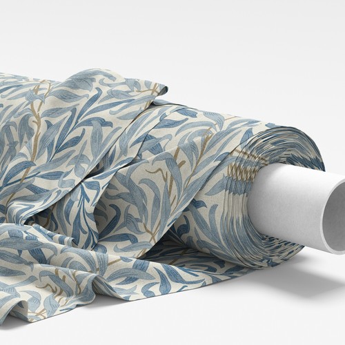 William morris fabric - fabric, willow