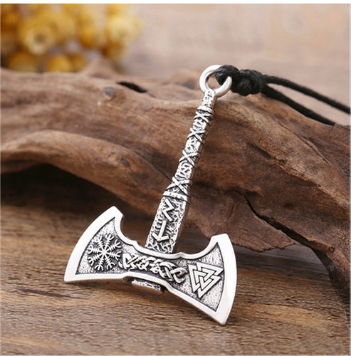Unisex viking fehu rune axe - fehu,