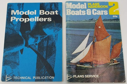 Model boat books - 2x,