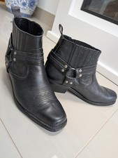 Leather Mens Ankle Cowboy