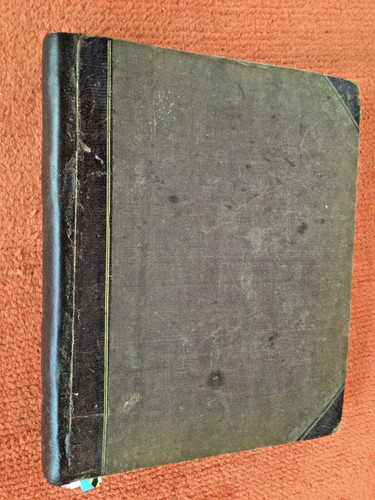 Mid victorian scrap album with - scrap,