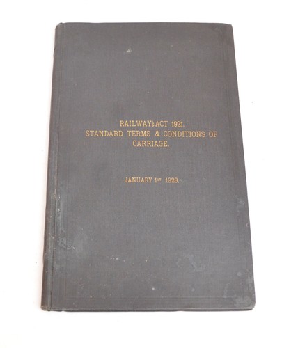 Railway act 1921 bound terms - 1921,