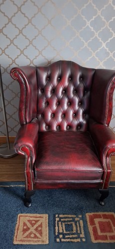 Chesterfield burgundy leather - chesterfield,