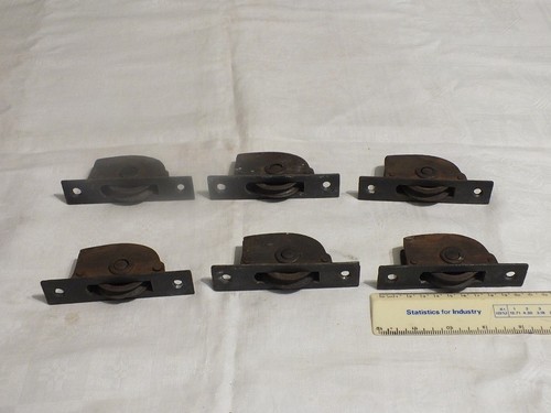 Six vintage antique cast iron - vintage,