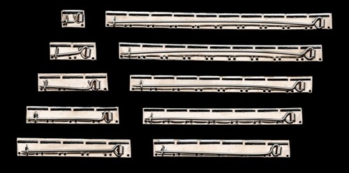 Miniature medal mounting bars - mounting,