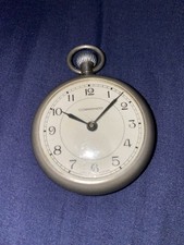 Vintage 1950's Services Army Pocket Watch. Needs service as it works for 8 hr 